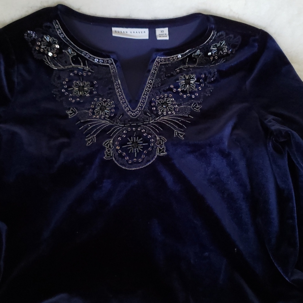 Velvet top